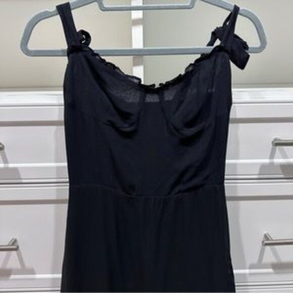 NWT Reformation Black Mini Dress - Picture 2 of 5